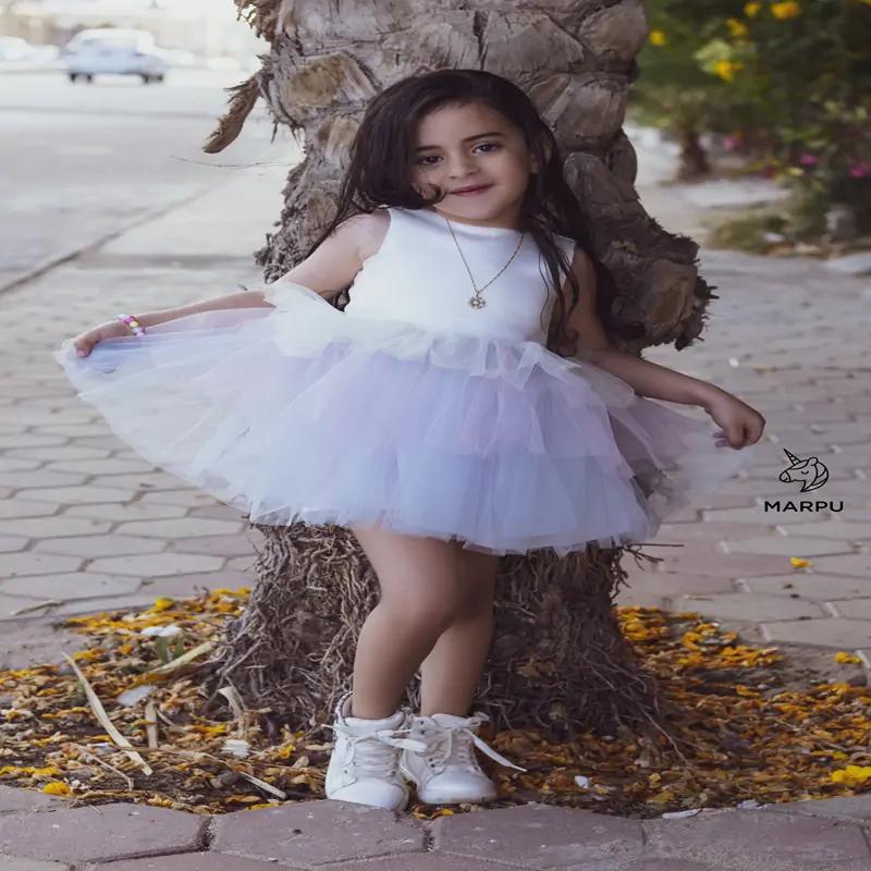 الفستان المنفوش بفيونكة السن الكبير MARPU كود 0C3D5